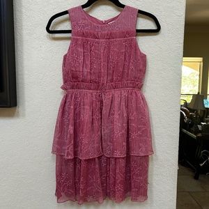 Chasing Fireflies Rose Crinkle Dress. Size 10. NWOT